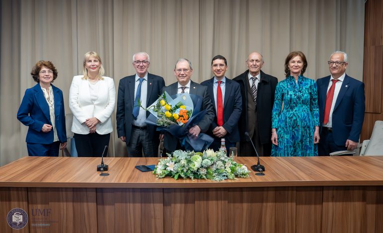 UMF Cluj a primit vizita cosmonautului Dumitru Prunariu – FOTO