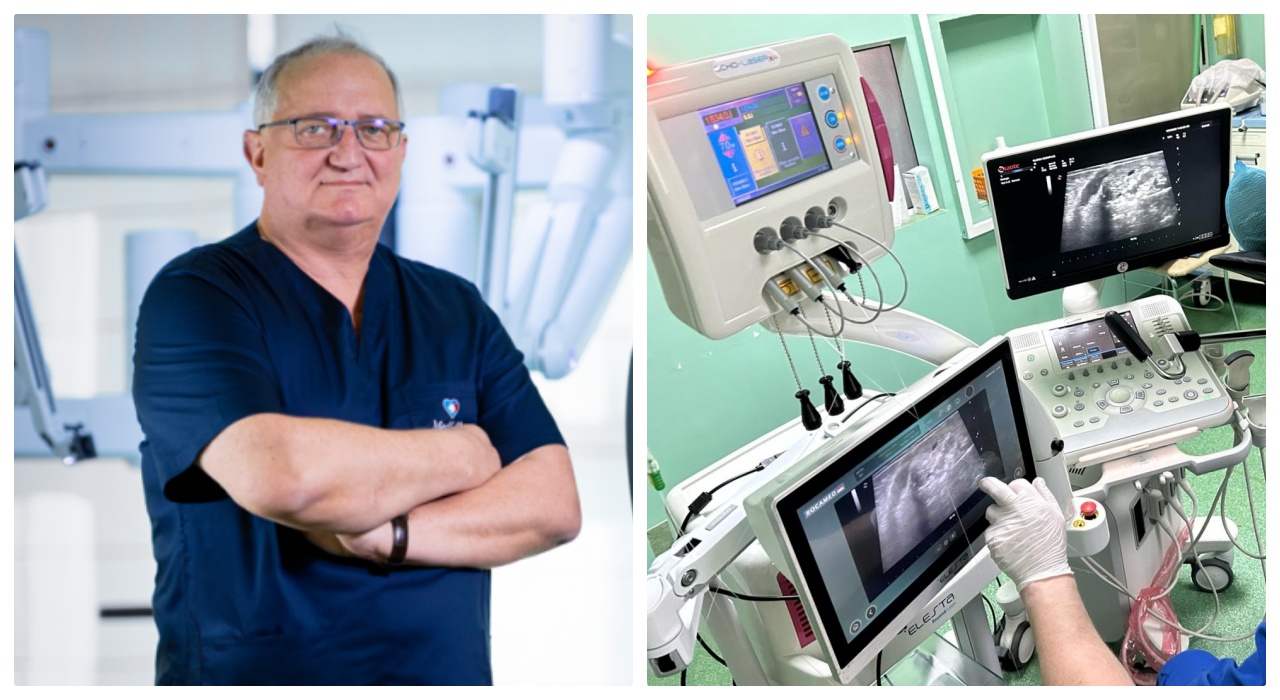 Premieră medicală în România: 40 de intervenții laser transperineale ecoghidate pentru adenom de prostată, realizate la Cluj-Napoca