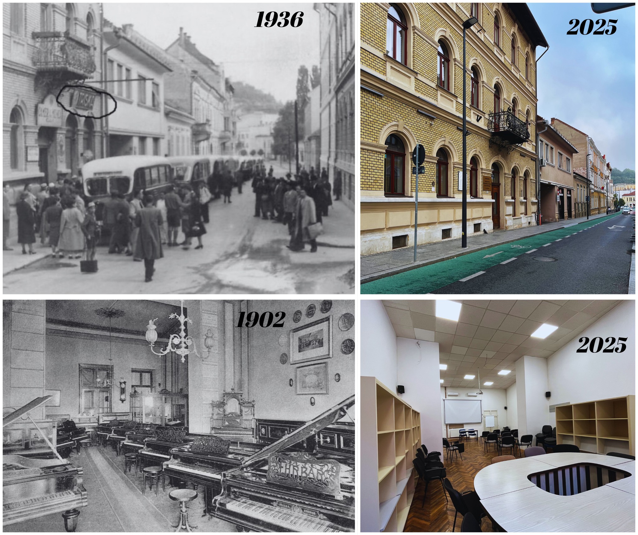 Clădire cu istorie fascinantă pe strada Emil Isac din Cluj: De la piane vieneze la săli de curs pentru viitori medici – FOTO