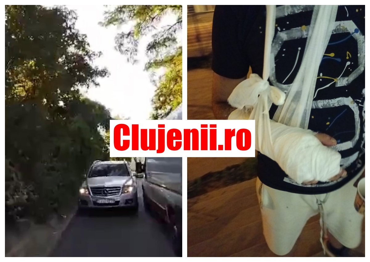 Cluj: Bărbat călcat de o șoferiță isterică, internat cu răni grave. Urmează o operație complexă la mâini