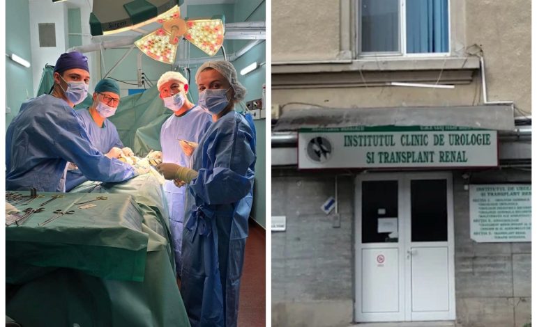 Două vieți salvate la Cluj printr-un dar neprețuit și munca medicilor de la Institutul Clinic de Urologie și Transplant Renal