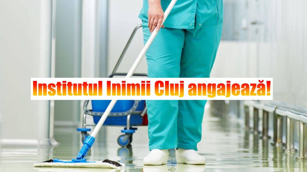 Angajări masive la Institutul Inimii din Cluj-Napoca: 6 posturi vacante pentru infirmiere, îngrijitoare și brancardieri