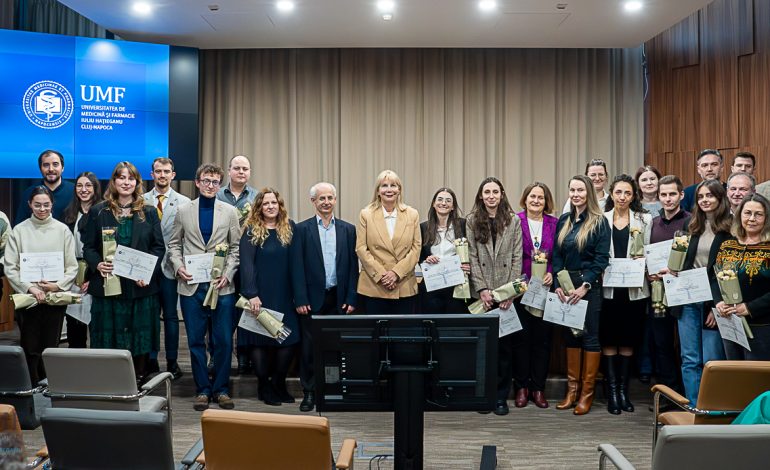 UMF Cluj susține excelența. Au fost acordate premiile pentru sesiunile e-poster din cadrul Zilelor UMF