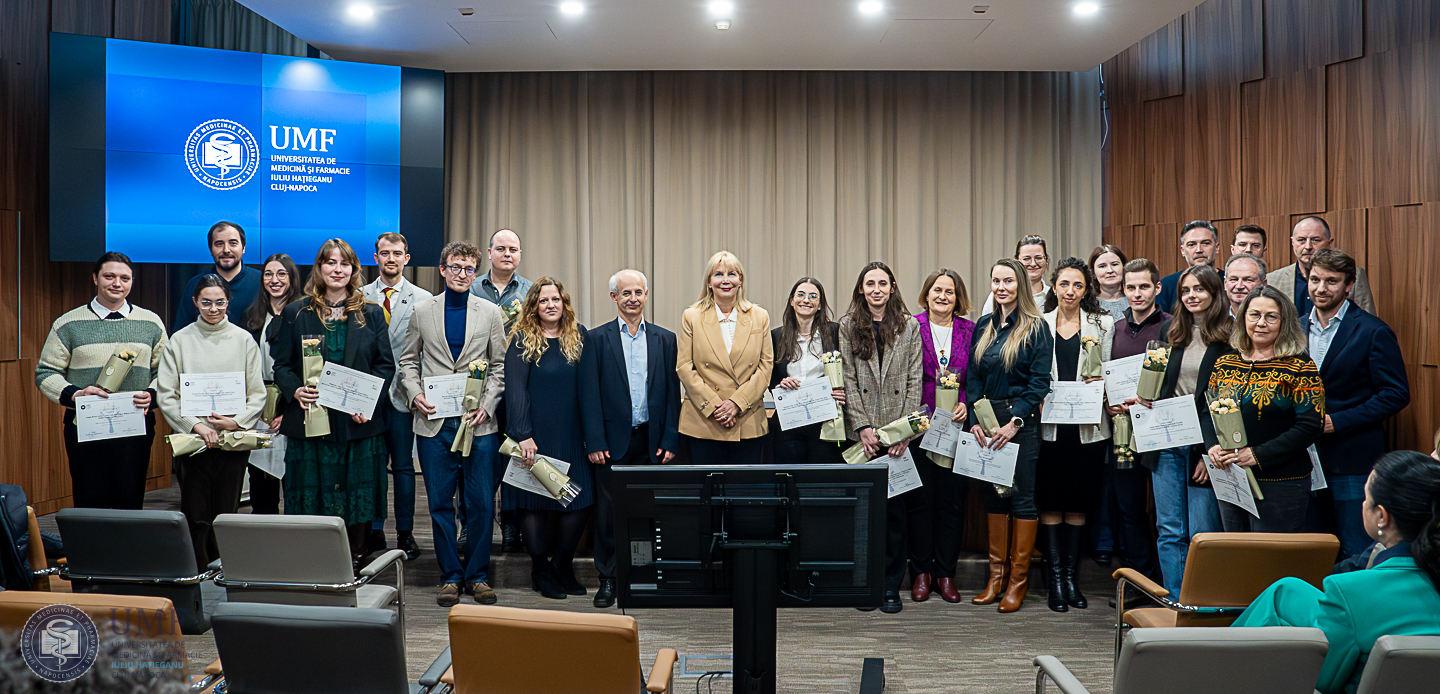 UMF Cluj susține excelența. Au fost acordate premiile pentru sesiunile e-poster din cadrul Zilelor UMF