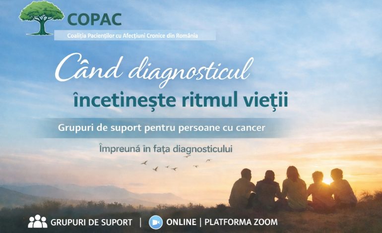 Grupuri de suport GRATUITE pentru persoane diagnosticate cu cancer!